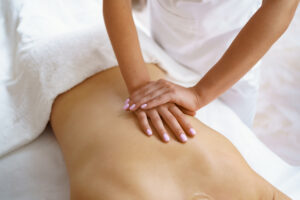 Adult woman getting massage Alameda, California